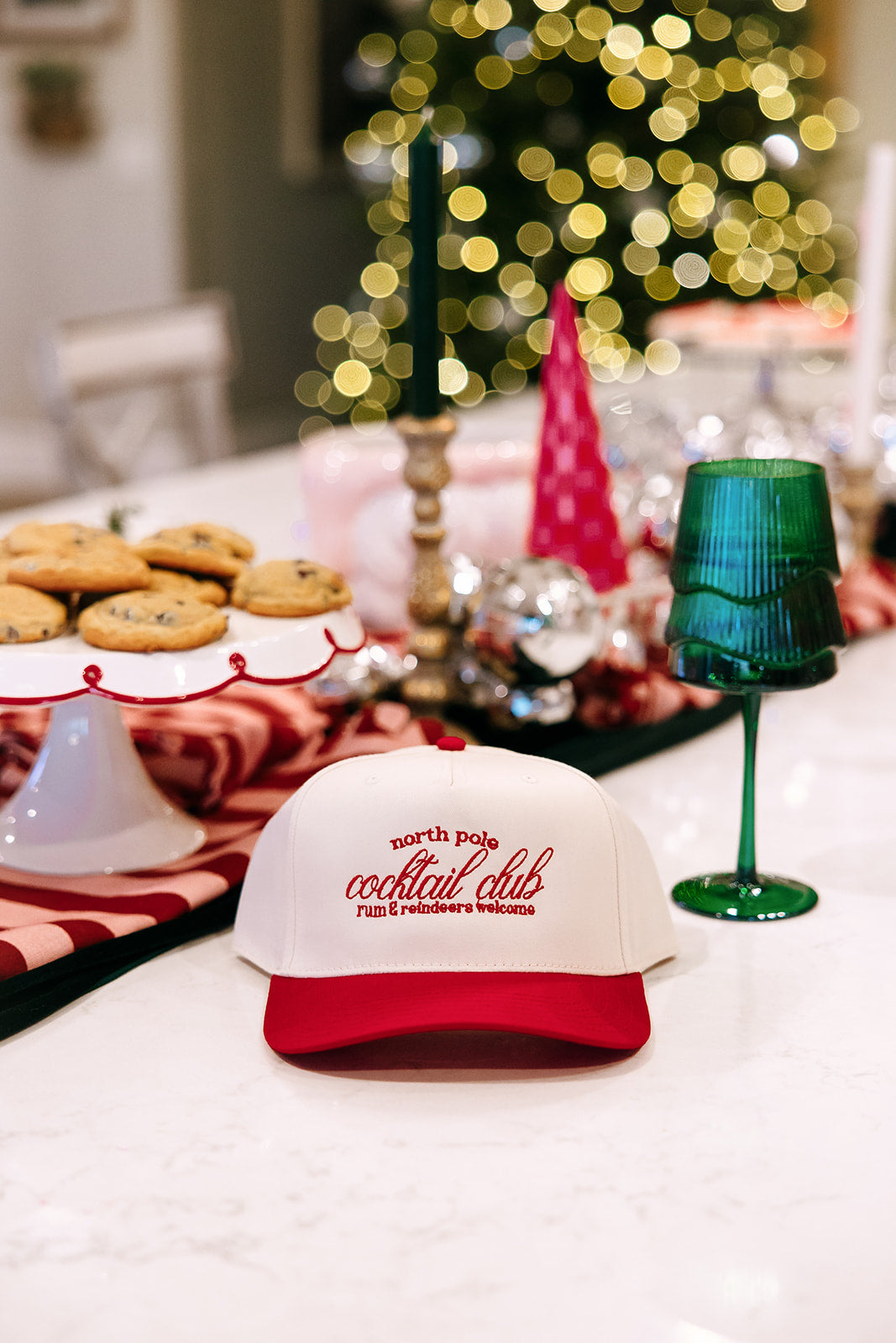 North Pole Cocktail Club Trucker Hat- Holiday Shop