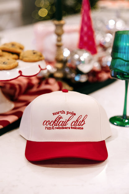 North Pole Cocktail Club Trucker Hat- Holiday Shop