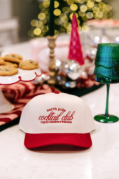 North Pole Cocktail Club Trucker Hat- Holiday Shop