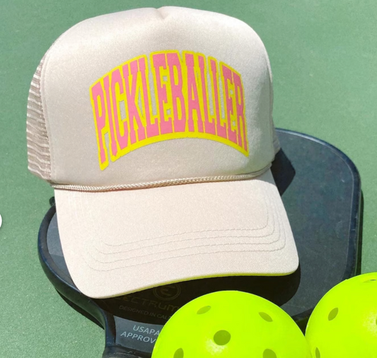 Pickleballer Trucker Hat- Gifts For Pickleball Lovers