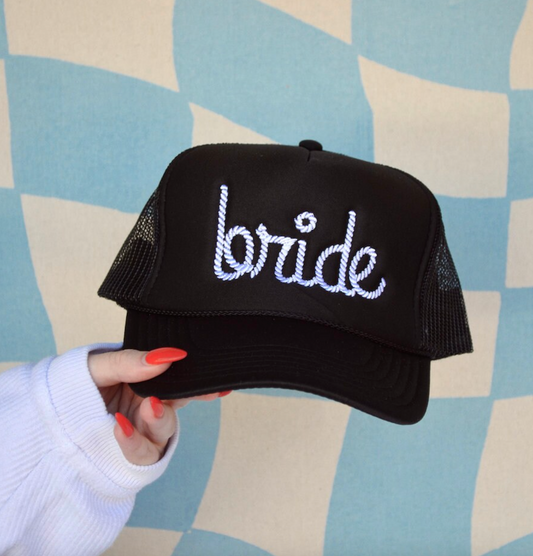 Bride Rope Trucker Hat- Bridal Collection