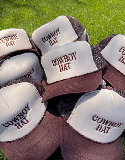 Cowboy Hat Embroidered Trucker Hat- Best Sellers