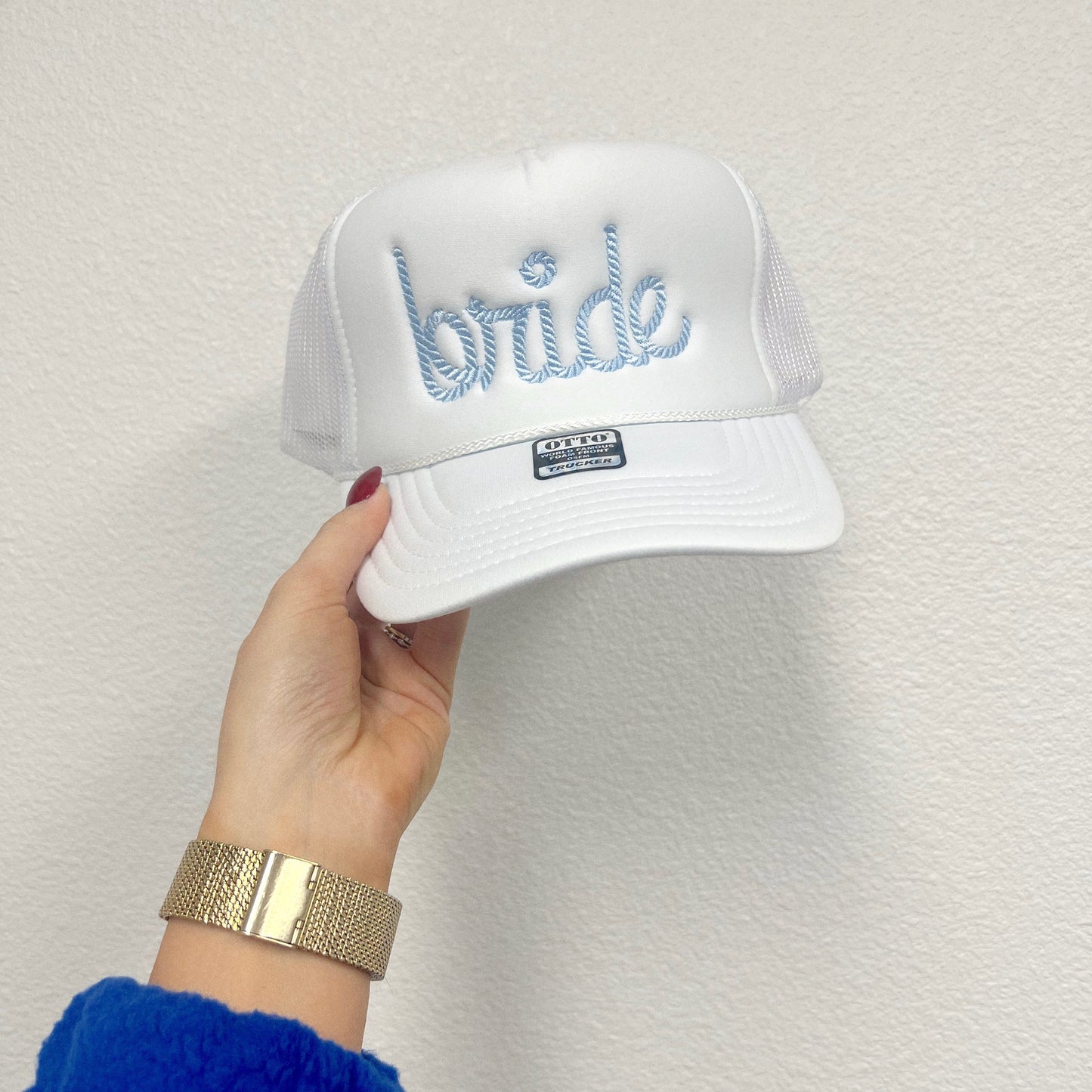 Bride Rope Trucker Hat- Bridal Collection