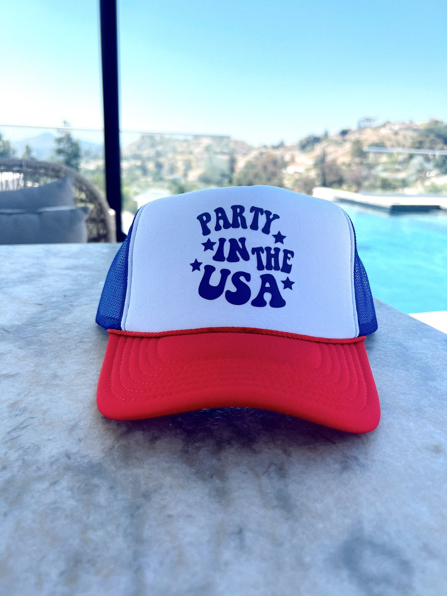 Party In The USA Trucker Hat