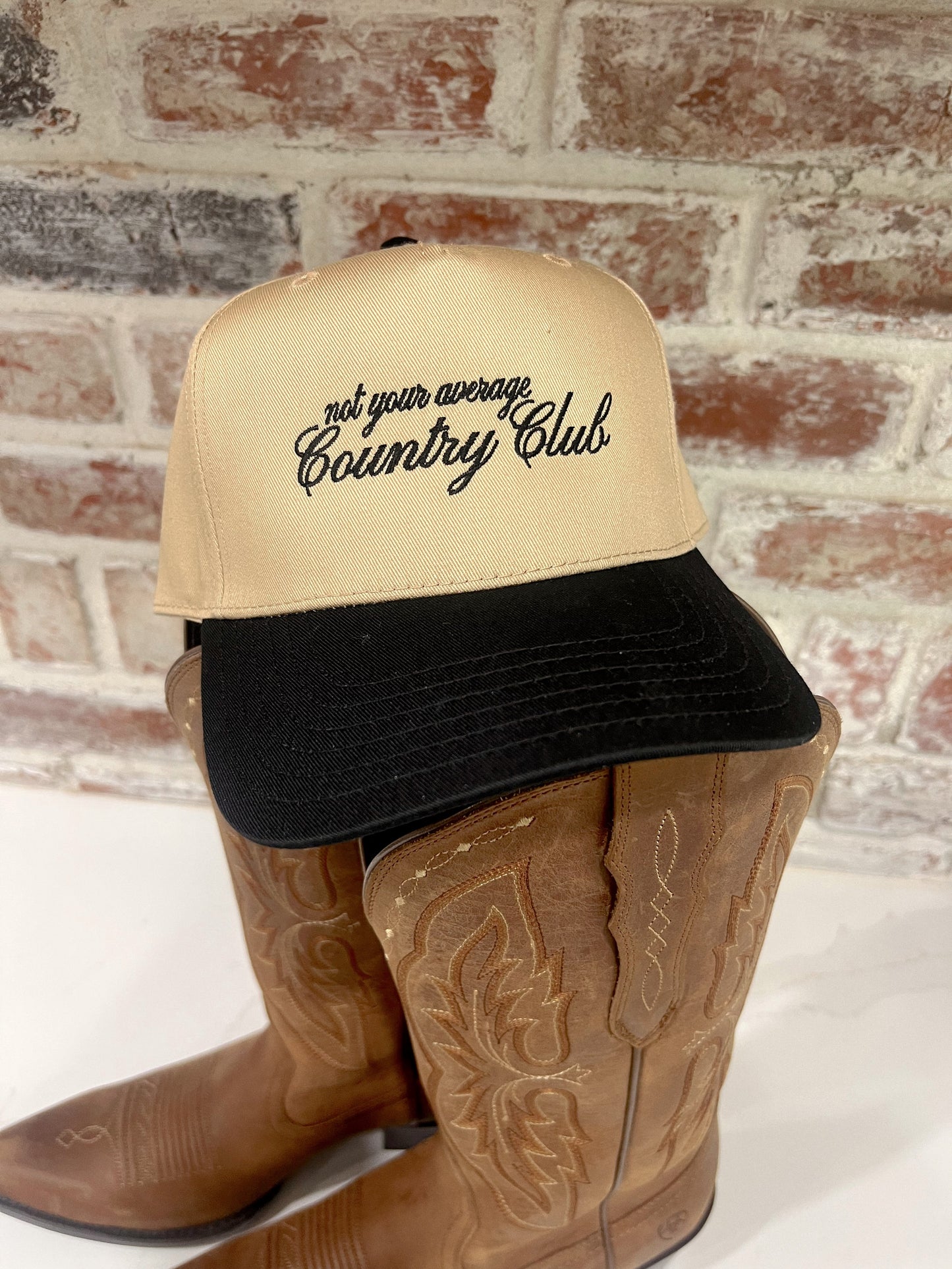 Not Your Average Country Club Embroidered 5 Panel Cap