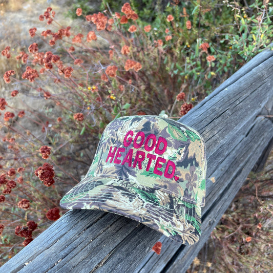 Good Hearted Camo Hat 