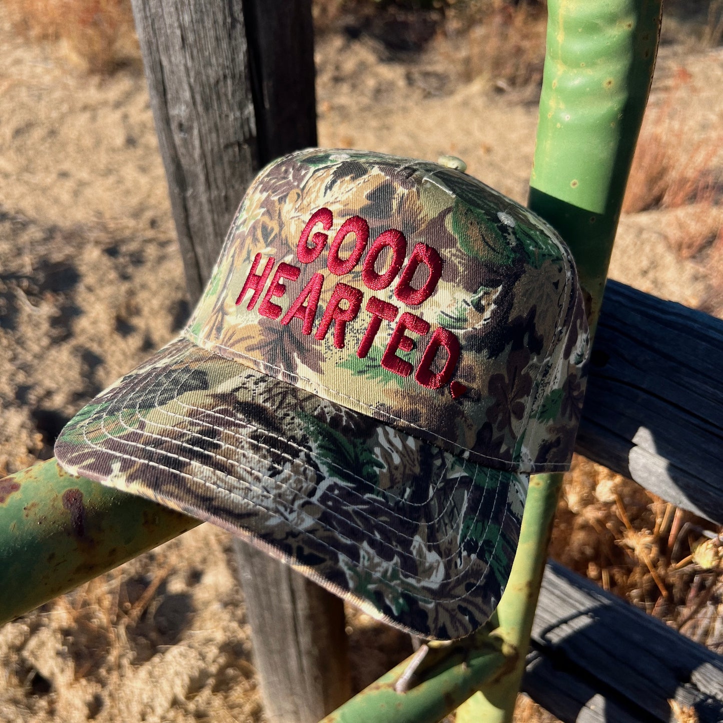 Good Hearted Camo Hat 