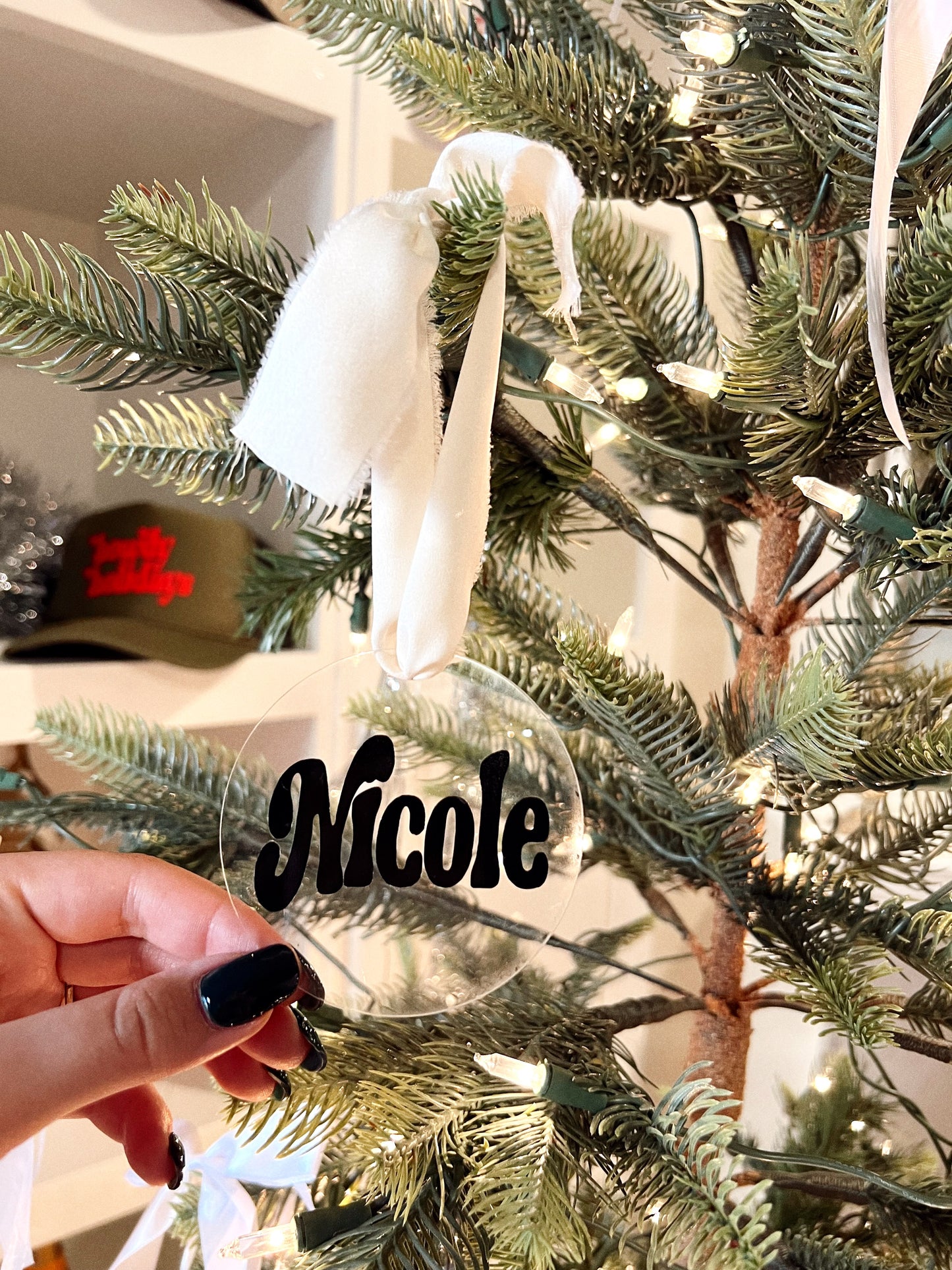 Custom Name Stocking Tag- Holiday Shop