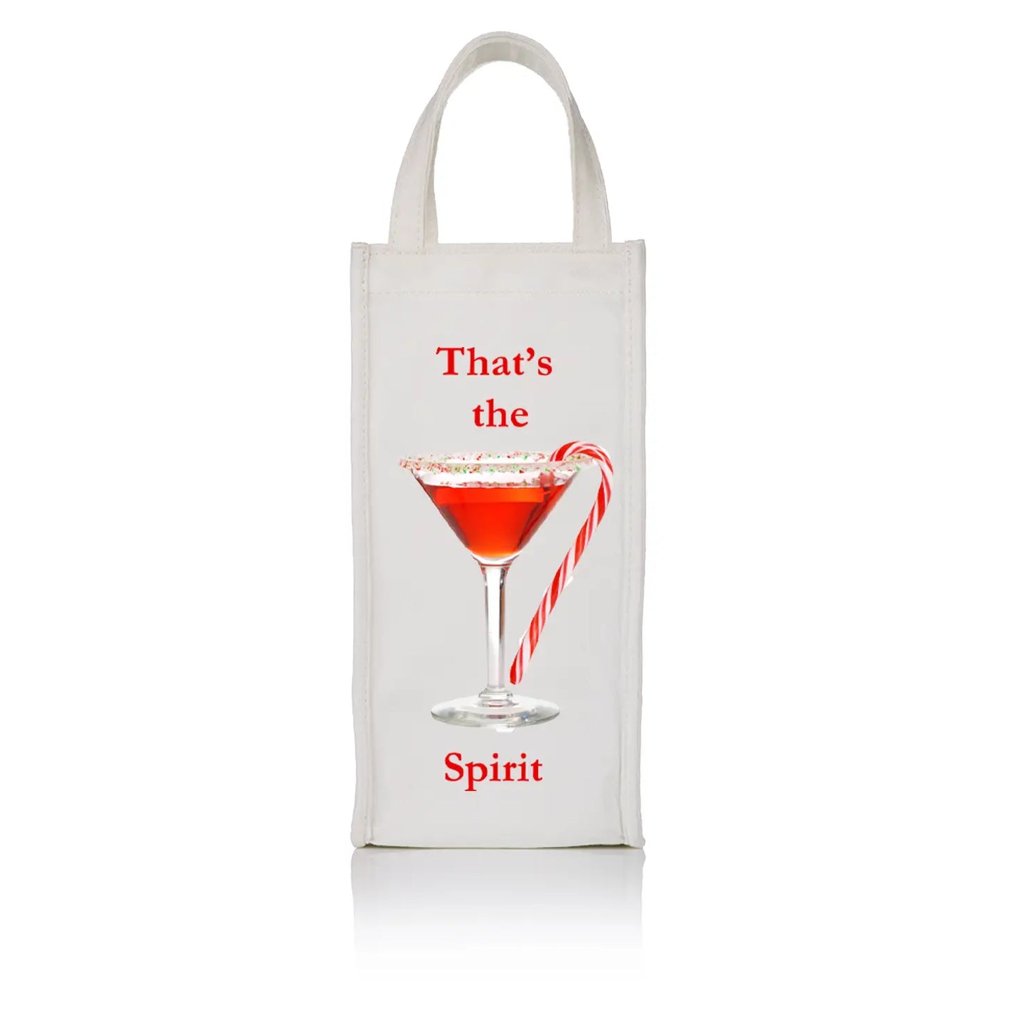 Christmas Wine Bag - That's the Spirit-  Holiday Shop