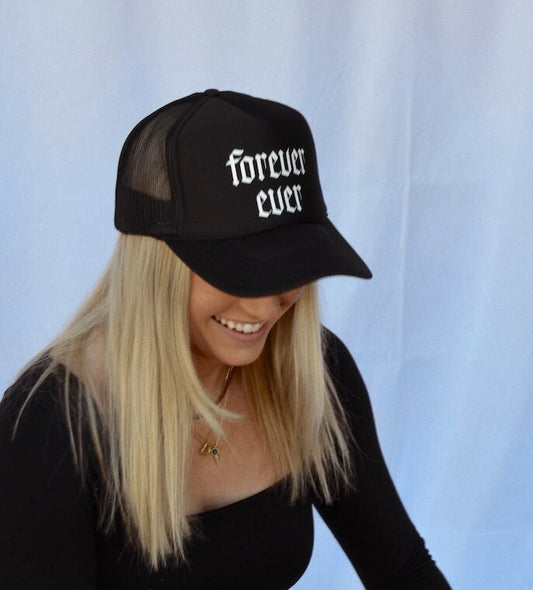 Forever Ever Trucker Hat- Bridal Collection