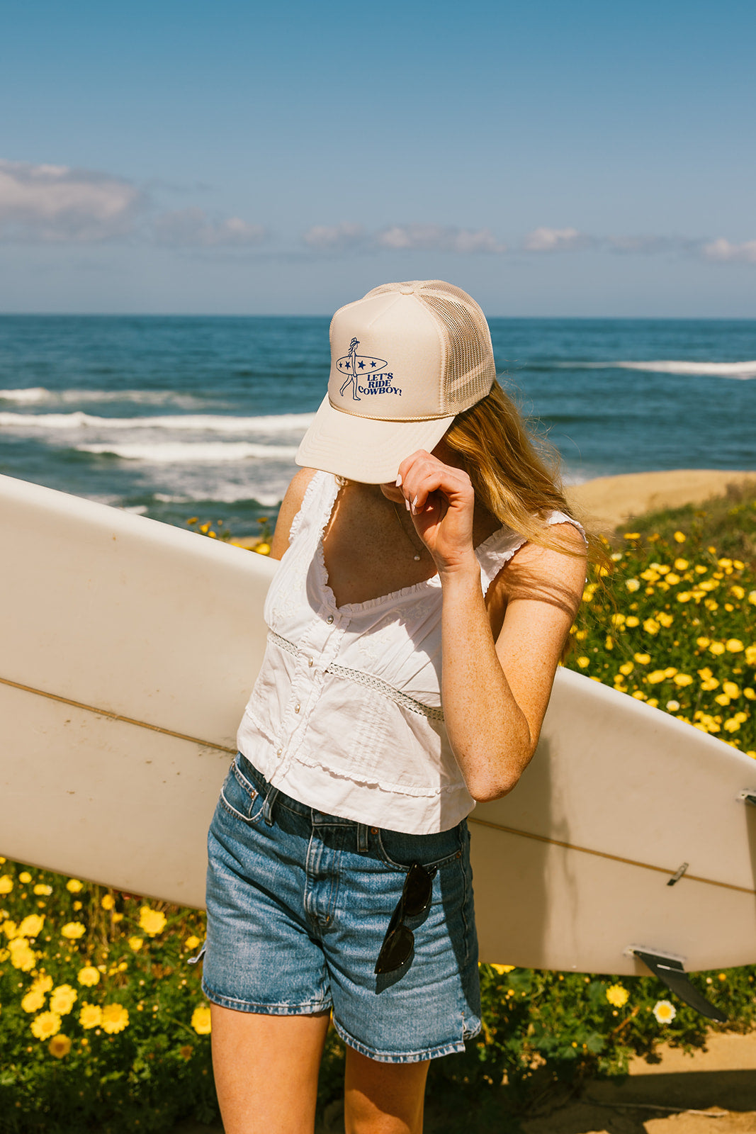 Let's Ride Cowboy Foam Trucker Hat