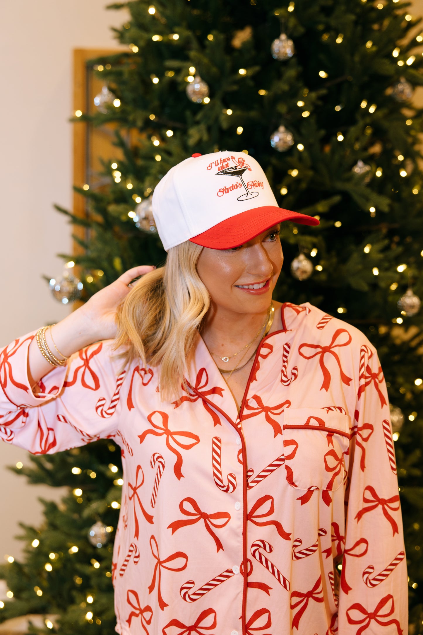 I'll Have What Santa's Having- Embroidered Hat