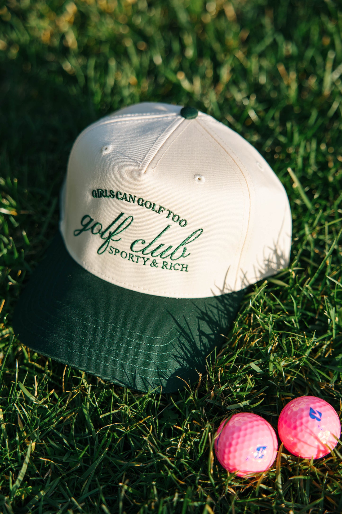 Girls Can Golf Too Golf Club Hat