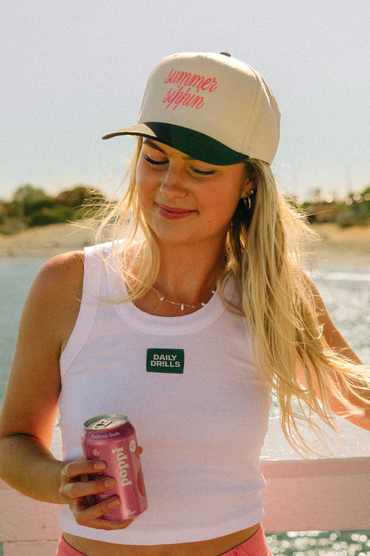 Summer Sippin 5 Panel Cap